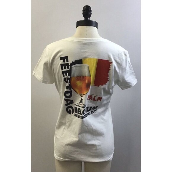 Womans Anno 1747 Palm Speciale Belge Ale Tee Size MD 🍺 - Picture 1 of 2